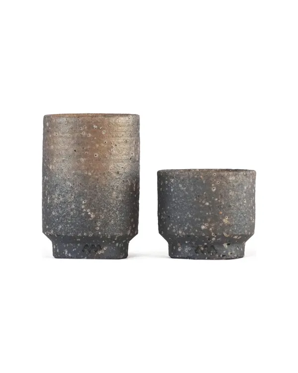 Asemi Co. Iga-yaki Cup, Unglazed, small
