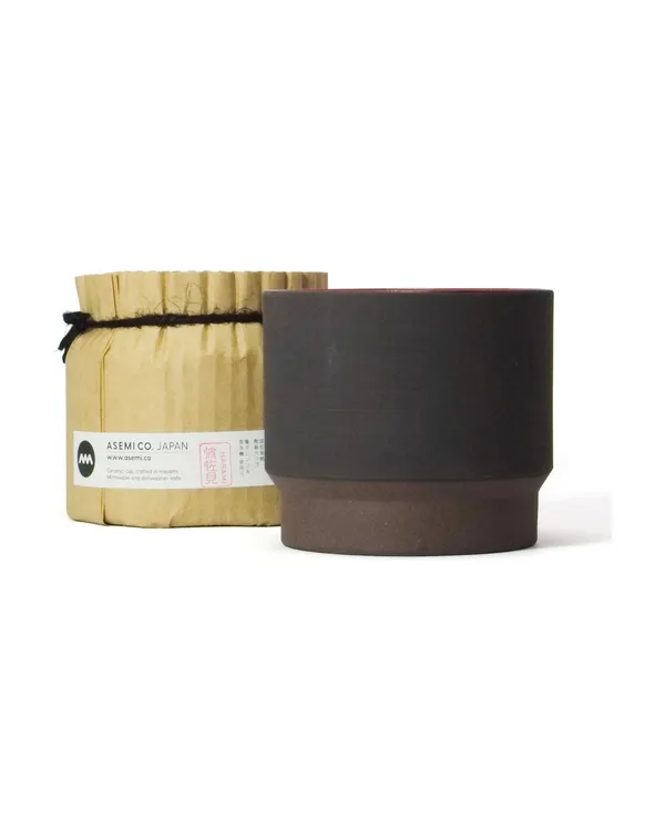 The 360 ml Ember cup with its paper wrapping