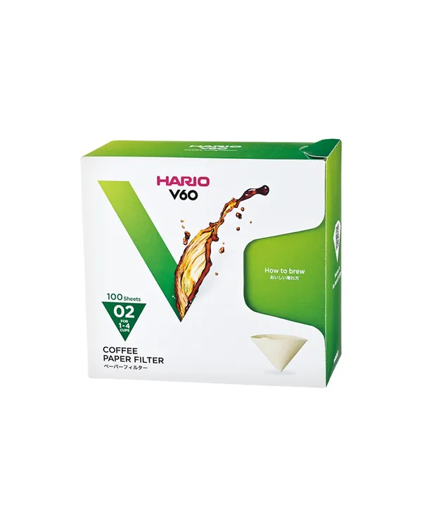 Hario V60 Paper Filters 02, natural